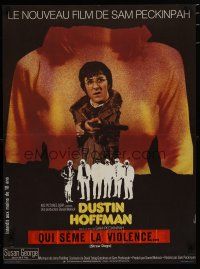 6y236 STRAW DOGS French 23x32 '72 Dustin Hoffman & Susan George, directed by Sam Peckinpah!