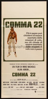 6y668 CATCH 22 Italian locandina '71 directed by Mike Nichols, based on the novel by Joseph Heller
