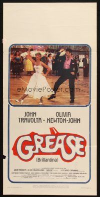 6y684 GREASE Italian locandina '78 John Travolta & Olivia Newton-John classic musical!