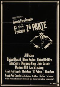 6y118 GODFATHER PART II South American '74 Al Pacino in Francis Ford Coppola classic crime sequel!