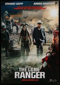 6y021 LONE RANGER teaser Swiss '13 Disney, Johnny Depp, Armie Hammer in the title role!