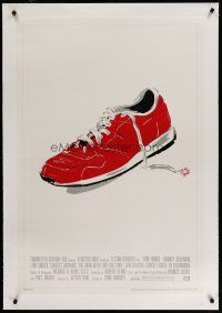 6z273 MAN WITH ONE RED SHOE linen revised 1sh '85 Tom Hanks, great minimalist design!