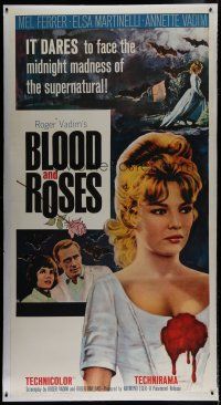 7b009 BLOOD & ROSES 3sh '61 Et mourir de plaisir, Roger Vadim, sexiest vampire Annette Vadim!