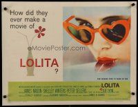 7b037 LOLITA 1/2sh '62 Stanley Kubrick, sexy Sue Lyon with heart sunglasses & lollipop!