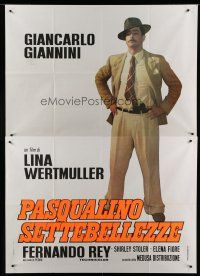 7b072 SEVEN BEAUTIES Italian 2p '76 Lina Wertmuller directed, full-length Giancarlo Giannini!