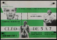 7c093 CLEO FROM 5 TO 7 Belgian '62 Agnes Varda's classic Cleo de 5 a 7, Corinne Marchand