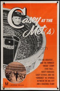 7c361 CASEY AT THE METS 1sh '65 Casey Stengel sparked romance between the city & baseball team!