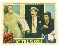7c431 AT THE CIRCUS LC '39 Groucho & Chico Marx will grill sexy girl until she's well done!