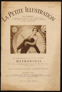 7c312 METROPOLIS French magazine '28 Fritz Lang, cool images & text about the movie!