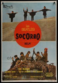 7c087 HELP Spanish '65 The Beatles, John, Paul, George & Ringo, rock & roll classic, great images!