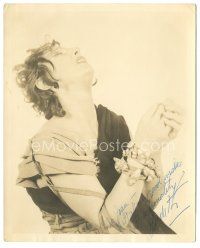 7c273 JUDITH ANDERSON signed deluxe stage play 8x10 still '47 Tony Award winner as Medea on Broadway