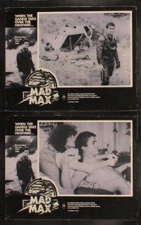 7c282 MAD MAX 8 Aust LCs '79 Mel Gibson, George Miller Australian classic, ultra rare complete set!