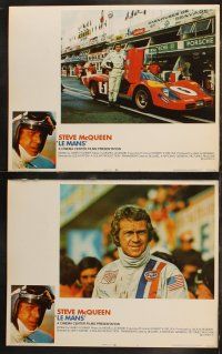 7c403 LE MANS 8 LCs '71 great scenes with race car driver Steve McQueen in France!