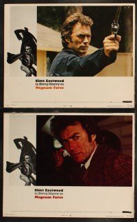 7c404 MAGNUM FORCE 8 LCs '73 great images of Clint Eastwood as toughest cop Dirty Harry!
