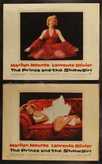 7c408 PRINCE & THE SHOWGIRL 8 LCs '57 wonderful images of sexiest Marilyn Monroe & Laurece Olivier!
