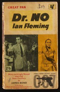 7d024 DR. NO 9th printing English Pan paperback book '63 the James Bond novel by Ian Fleming!