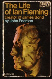 7d216 LIFE OF IAN FLEMING English paperback book '67 illustrated biography of James Bond's creator!