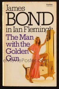 7d254 MAN WITH THE GOLDEN GUN 1st Triad Panther edition English paperback book '78 James Bond!