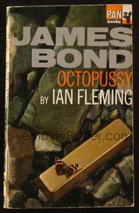 7d340 OCTOPUSSY 2nd printing English Pan paperback book '68 the James Bond novel by Ian Fleming!