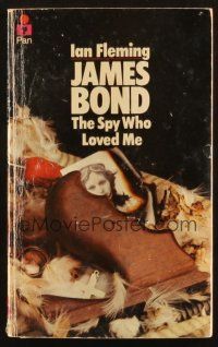 7d275 SPY WHO LOVED ME 8th printing English Pan paperback book '73 James Bond novel by Ian Fleming!