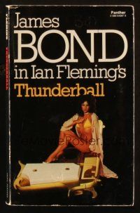 7d124 THUNDERBALL 1st Triad Panther edition English paperback book '78 James Bond by Ian Fleming!