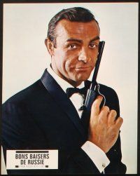 7d046 FROM RUSSIA WITH LOVE style A set of 6 French LCs '64 Sean Connery is Bond, different images!