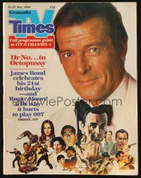 7d405 TV TIMES English magazine May 21-27, 1983 Roger Moore tells why it hurts to play 007!