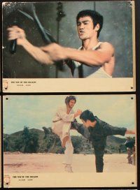 7e002 RETURN OF THE DRAGON set of 6 Hong Kong LCs '72 kung fu action, Bruce Lee classic!