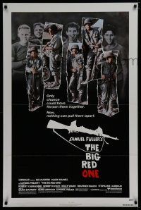 7f079 BIG RED ONE 1sh '80 directed by Samuel Fuller, Lee Marvin, Mark Hamill in WWII!