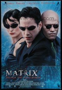 7f504 MATRIX int'l 1sh '99 Keanu Reeves, Carrie-Anne Moss, Fishburne, Wachowski's classic!