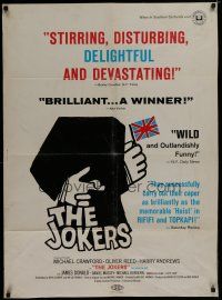 7g372 JOKERS 30x40 '67 Michael Crawford & Oliver Reed, directed by Michael Winner!