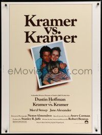 7g378 KRAMER VS. KRAMER 30x40 '79 Dustin Hoffman, Meryl Streep, child custody & divorce!