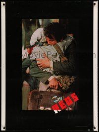 7g445 REDS 30x40 '81 Warren Beatty as John Reed & Diane Keaton in Russia!