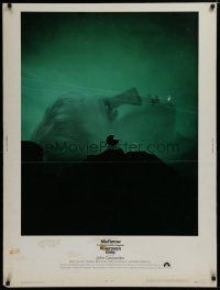 7g453 ROSEMARY'S BABY 30x40 '68 Roman Polanski, Mia Farrow, creepy baby carriage horror image!