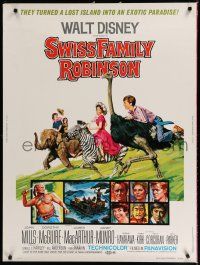 7g485 SWISS FAMILY ROBINSON 30x40 R75 John Mills, Walt Disney family fantasy classic!