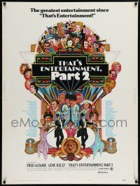 7g489 THAT'S ENTERTAINMENT PART 2 style C 30x40 '75 Fred Astaire, Gene Kelly & MGM greats by Peak!