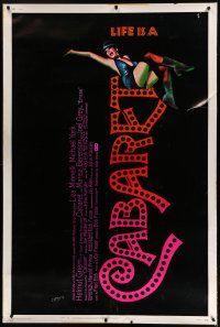 7g119 CABARET 40x60 '72 Liza Minnelli sings & dances in Nazi Germany, directed by Bob Fosse!