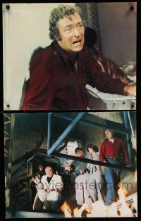 7g041 BEYOND THE POSEIDON ADVENTURE set of 3 color 16x20 stills '79 Michael Caine, Telly Savalas!