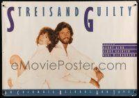 7g057 STREISAND GUILTY 33x47 music poster '80 photo of Barbra Streisand & Barry Gibb!