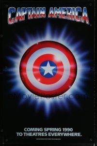 7g013 CAPTAIN AMERICA standee '90 Marvel Comics superhero, cool image of shield!