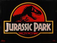 7g100 JURASSIC PARK subway poster '93 Steven Spielberg, Richard Attenborough re-creates dinosaurs!