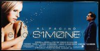 7g196 S1M0NE vinyl banner '02 Al Pacino, Winona Ryder, sexy nude Rachel Roberts!