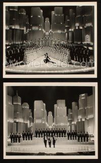 7h902 BROADWAY MELODY OF 1938 2 8x10 stills R60s gorgeous Eleanor Powell in huge dance sequences!