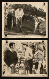 7h903 CADDY 2 8x10 stills '53 screwballs Dean Martin & Jerry Lewis on golf course!