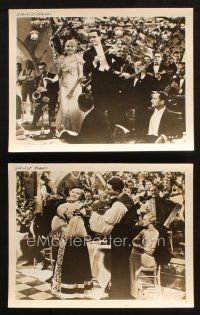 7h912 DANCE BAND 2 8x10 stills '35 Buddy Rogers playing violin and conducting w/ dancing June Clyde