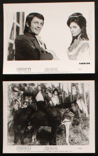 7h479 CARTOUCHE 10 8x10 stills '64 pirate Jean-Paul Belmondo & sexy Claudia Cardinale!