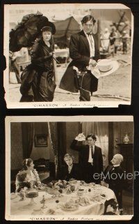 7h767 CIMARRON 4 8x10 stills '31 Irene Dunne, Richard Dix in Oscar-winning western!