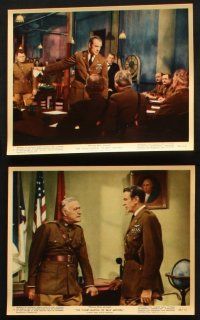 7h239 COURT-MARTIAL OF BILLY MITCHELL 6 color 8x10 stills '56 Gary Cooper, directed by Preminger!