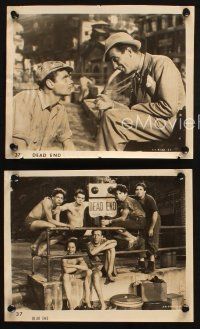 7h833 DEAD END 3 8x10 stills '37 William Wyler, Humphrey Bogart, Sidney, McCrea, The Dead End Kids!