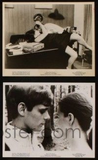 7h548 DIARY OF A SWINGER 8 8x10 stills '67 sex memoirs of a generation in heat, it's red hot!